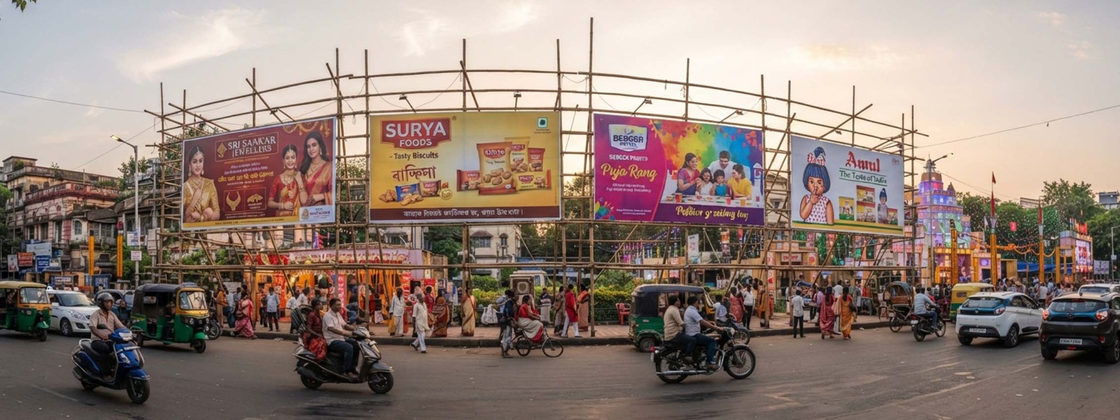 Branding in Durga puja